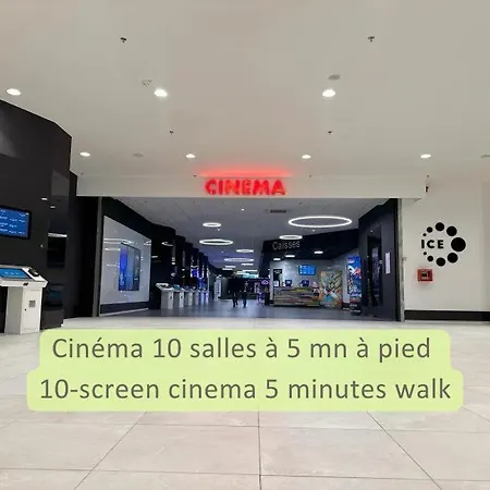 Available - Entire - 10mn T12 - Rer D, Paris 33mn, From 1 To 6 Guests, Undergroung Private Parking, Shopping Mall, Swimming Pool, Skating Rink, Theatre, Cinema, Library Apartmán Courcouronnes